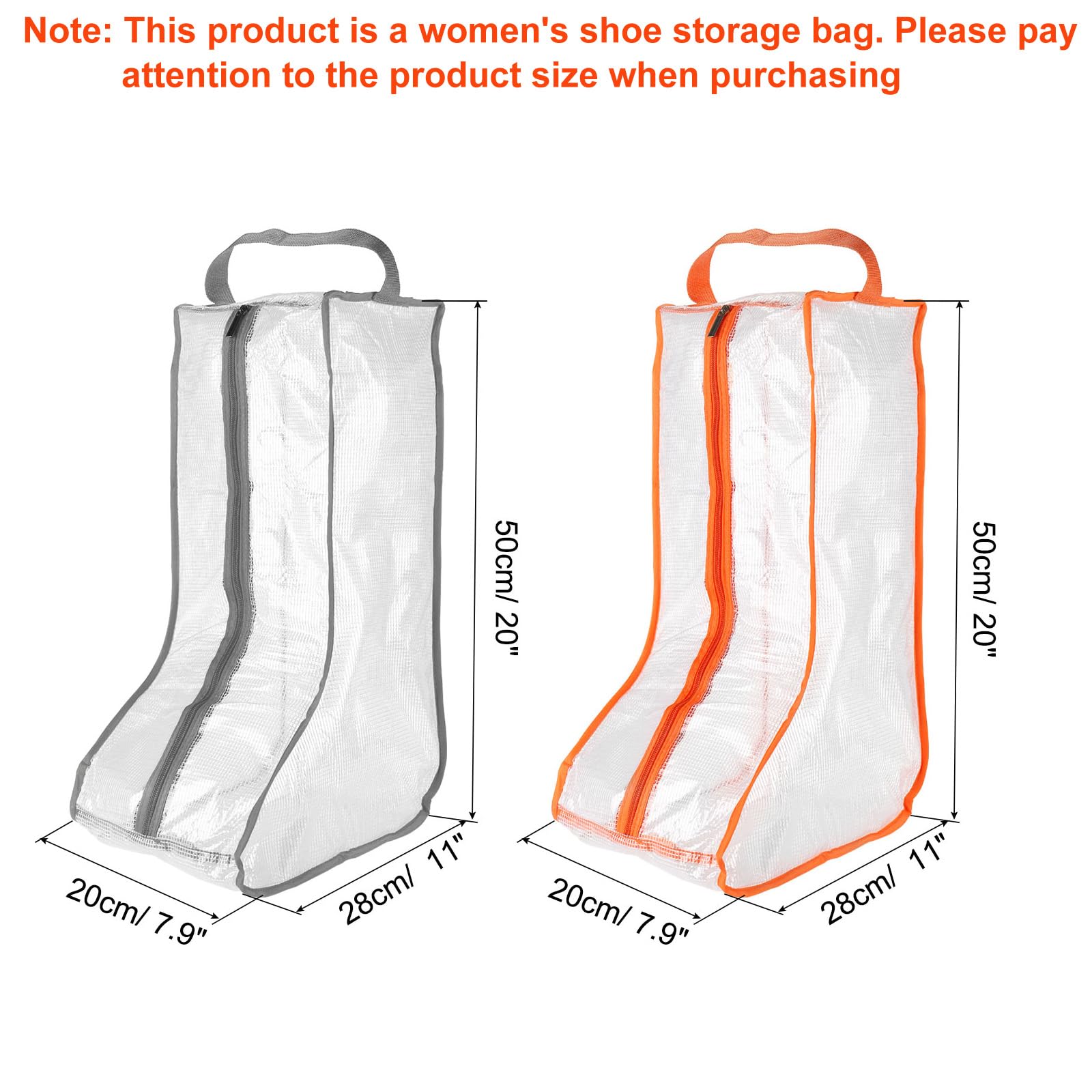 PATIKIL Boots Storage Bags, 2 Pack Boots Storage Bags - Image 2