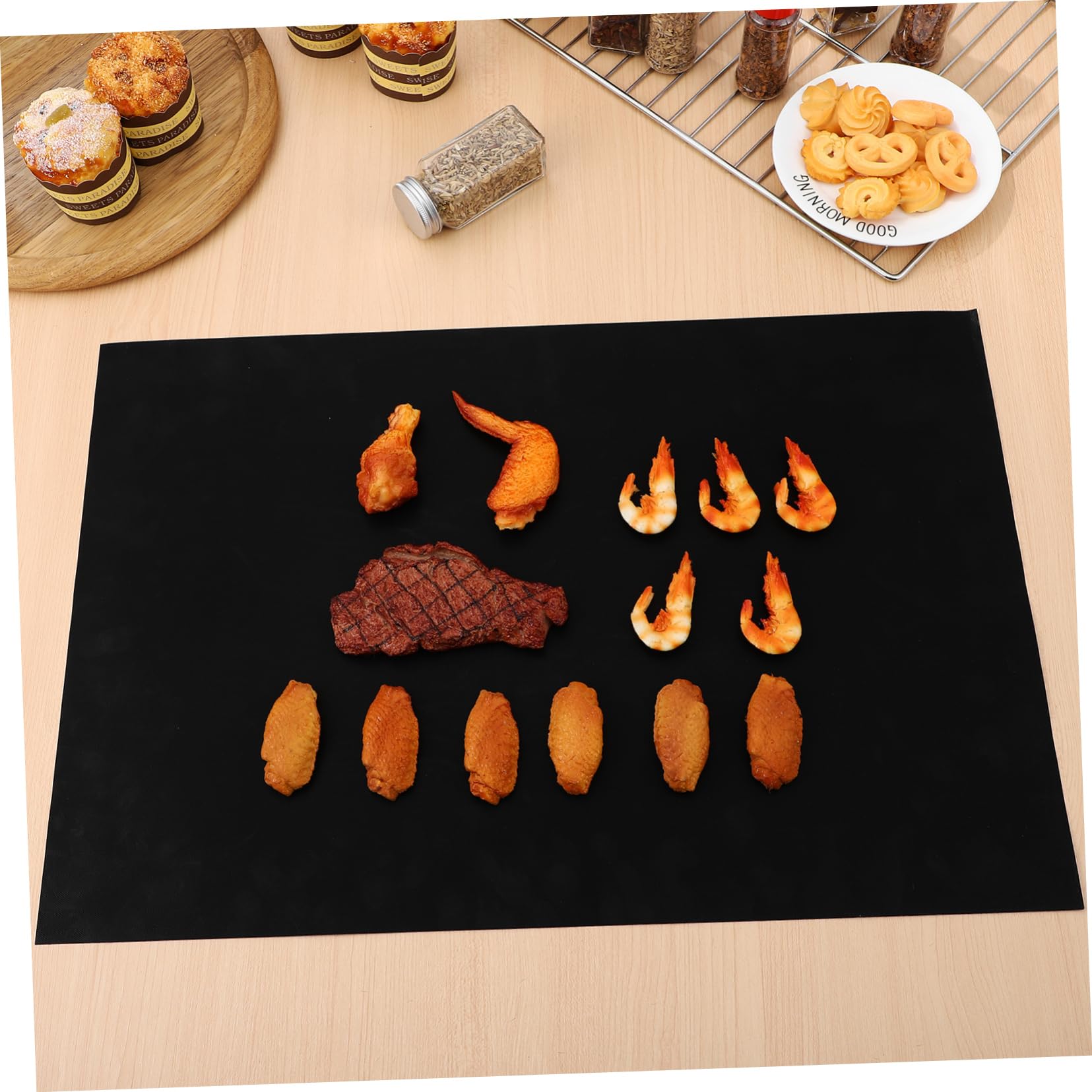 9piezas Tapetes Para Hornear Antiadherentes Revestimientos Reutilizables Para