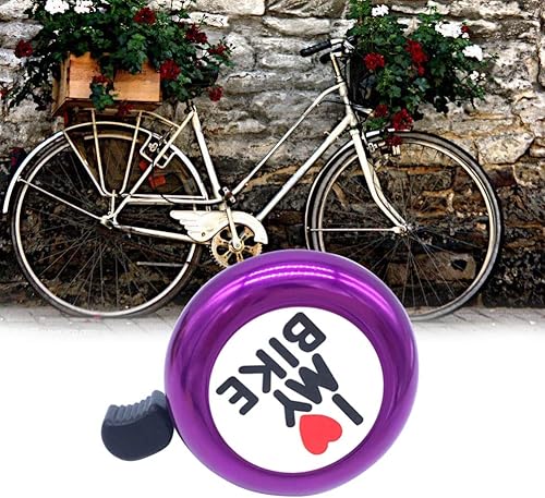 Miniatura 24 de BESPORTBLE 1PCS Timbre De Bicicleta Rojo Corazón Advertencia Campana De Bicicleta Cuerno Para Adultos Hombres Mujeres Niños Niñas Bicicletas - Rojo