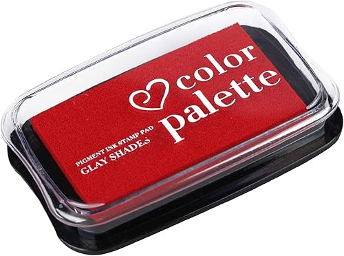 Miniatura 10 de Fstaor Almohadilla grande de tinta marrón para sellos de goma, 4 x 2.6 pulgadas, no tóxicas, lavables, seguras para niños, almohadillas de tinta