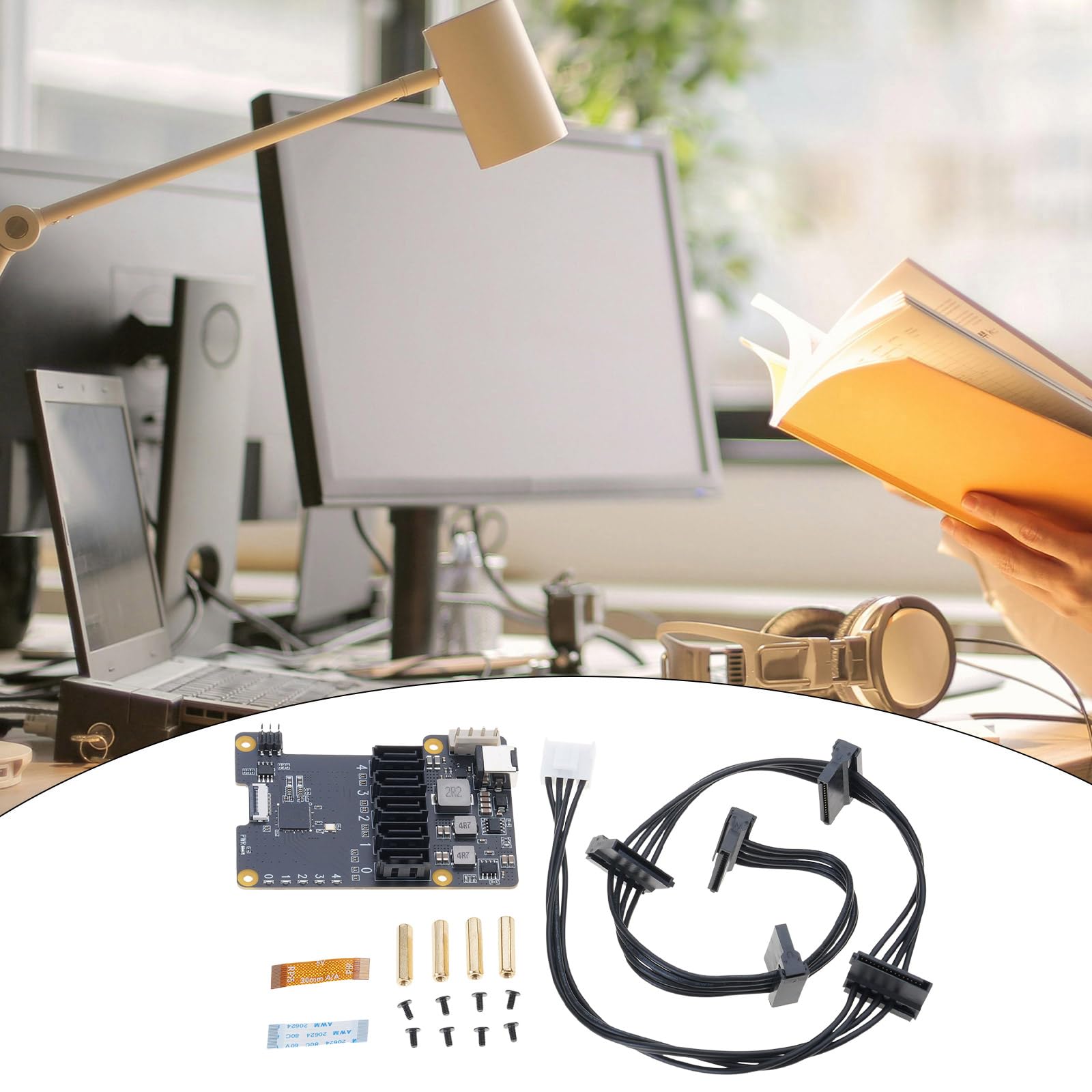 Aggiornamenti della Scheda espansione PCIe X1009 per 5 5B con conversione ' efficienza energetica della Scheda espansione a Dischi Multipli SATA3.0 da 5 Gbps