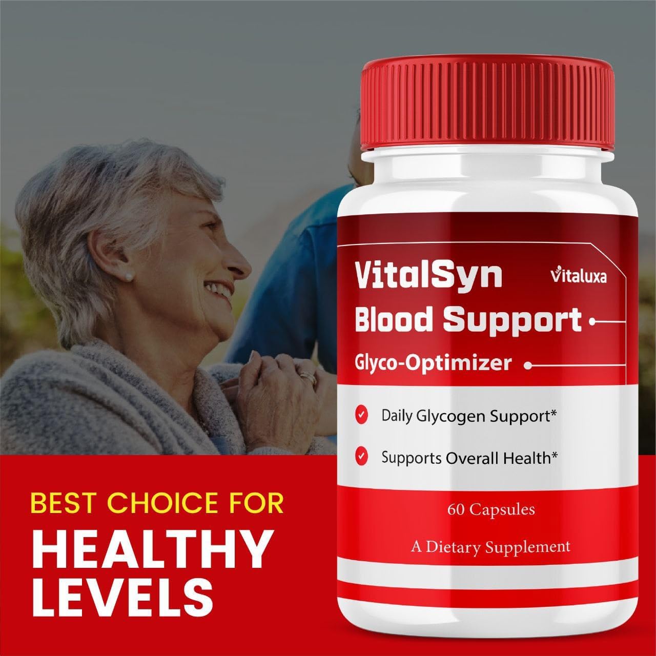 (2 Pack) Vitalsyn Blood Support, Vitalsin Glyco Optimizer Capsules Advanced Formula Supplement, VitalsynBlood Glycogen Pills Blood Flow Balance Control Vitalsym Premium Health Vital Syn (120 Ct) - Image 5