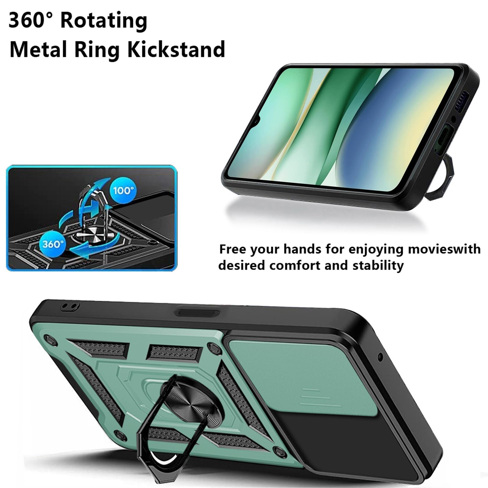 Cover per Xiaomi Redmi A5 4G Con 2 Pezzi Vetro Temperato