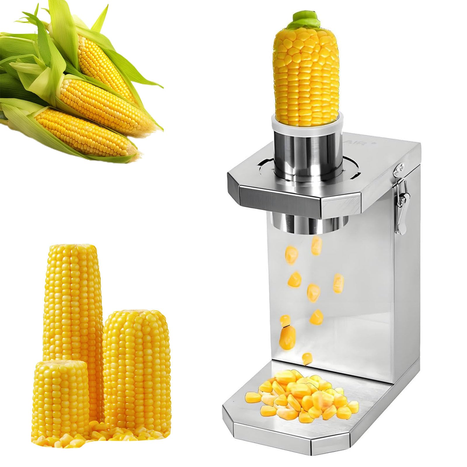 Trilladora automática de maíz con diseño duradero de acero