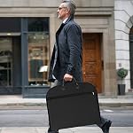 STEPONE 43" Travel Suit Bag Foldable Business Waterproof-Hanging Garment Bags for Travel Hanging Clothes, Durable Oxford Fabric Portable Suit Carrier