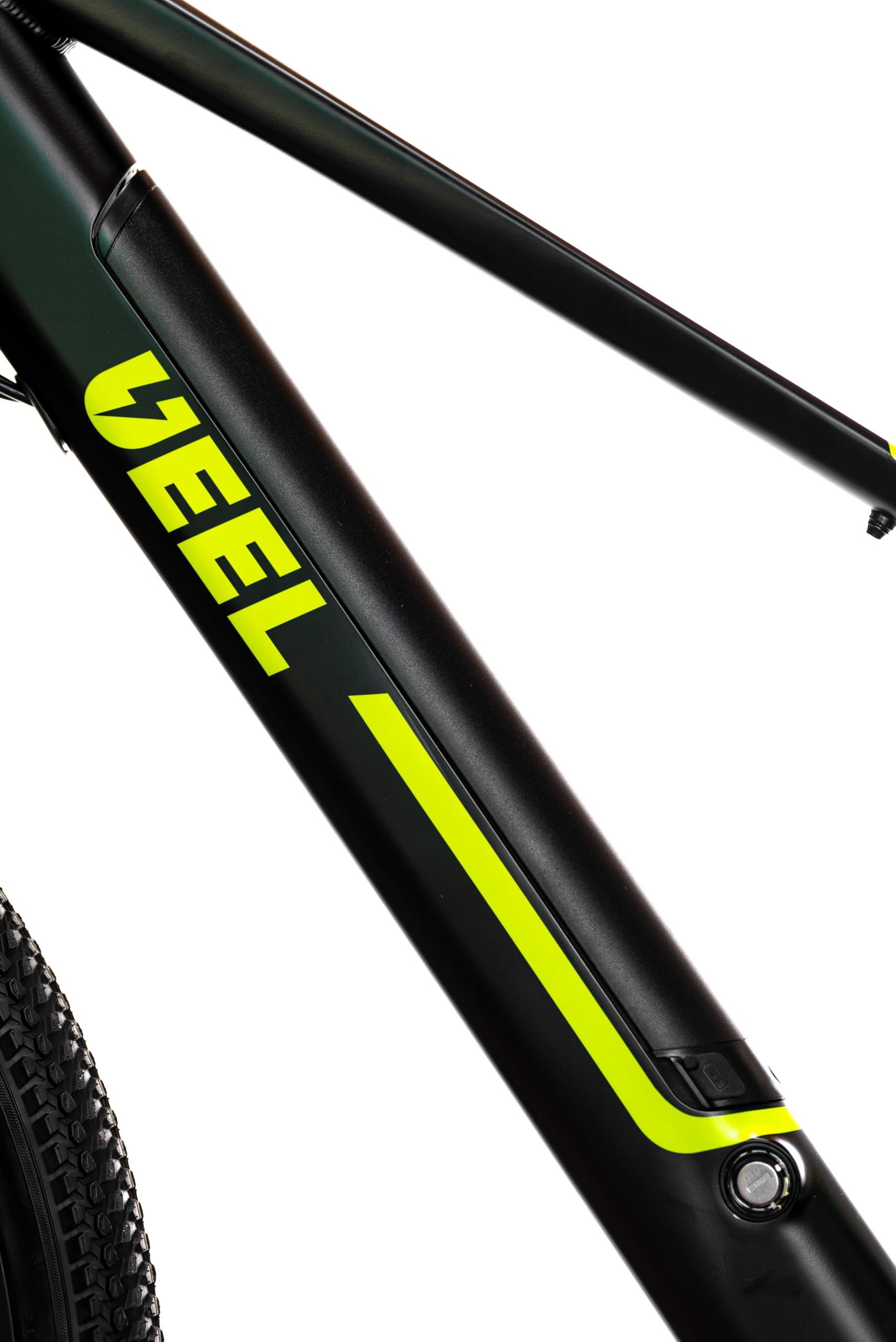E-Bike Rockblazer 25 BlackGreen, Bicicletta Elettrica, Motore 250W, Fino a 25 Km/h, Batteria estraibile 36V 10.4Ah, Autonomia fino a 60 km, Cambio Shimano 8 marce, Ruote da 29’’ con freni a disco