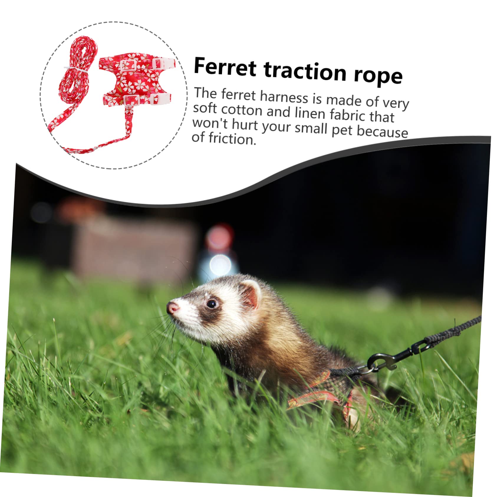 Yardwe 2 Set Di Corde in Cotone Per Piccoli Animali Domestici Per Criceti E Furetti