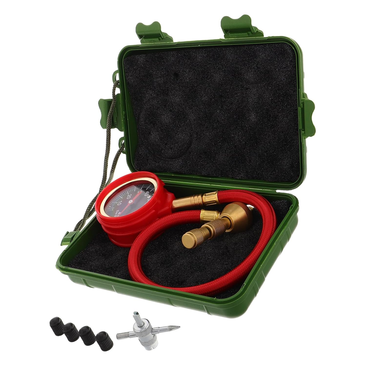 Car Tire Inflator Gauge Precision Dial Mechanical Pressure Meter