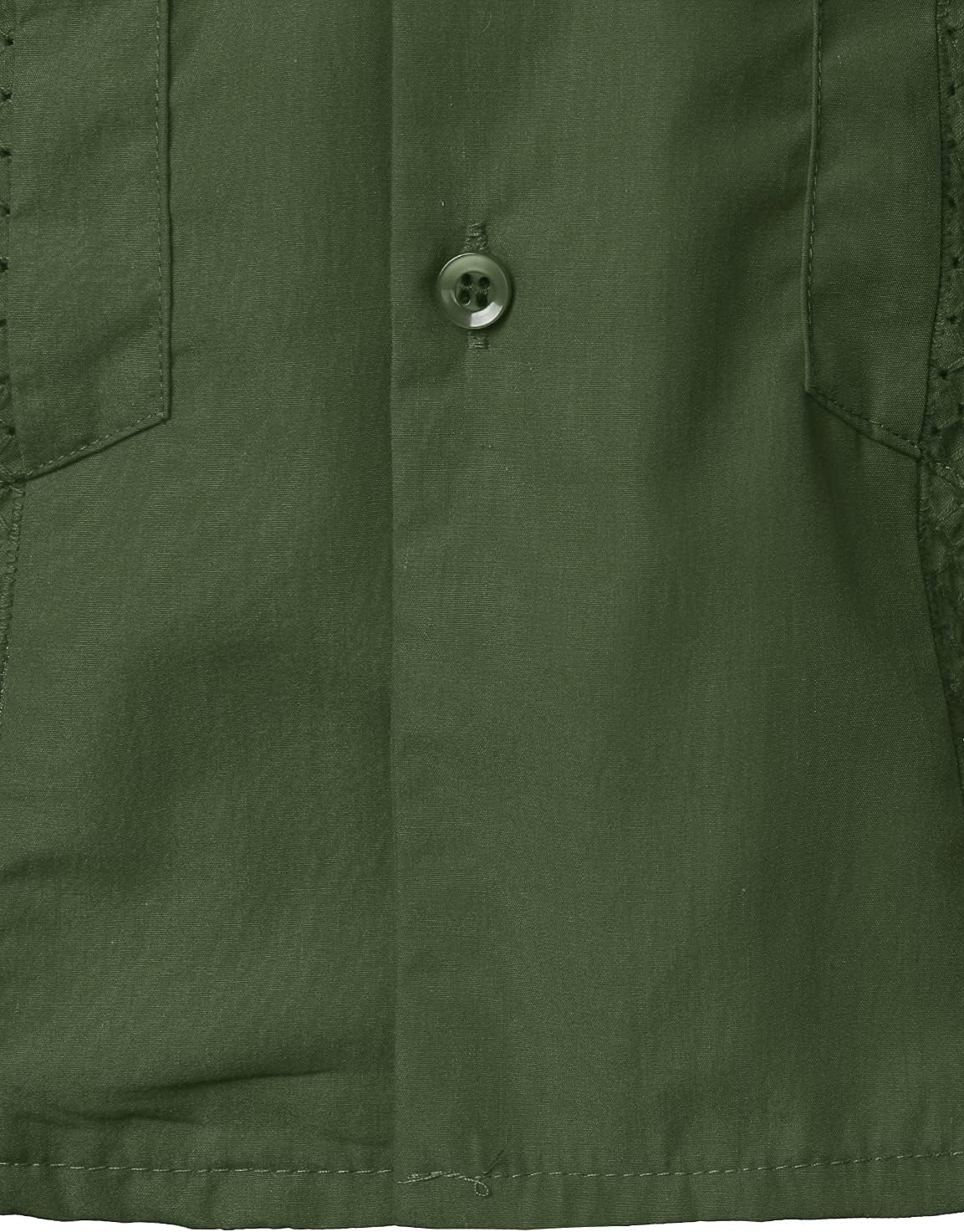 VATPAVE Mens Short Sleeve Button Down Cuban Guayabera Shirts - Image 5