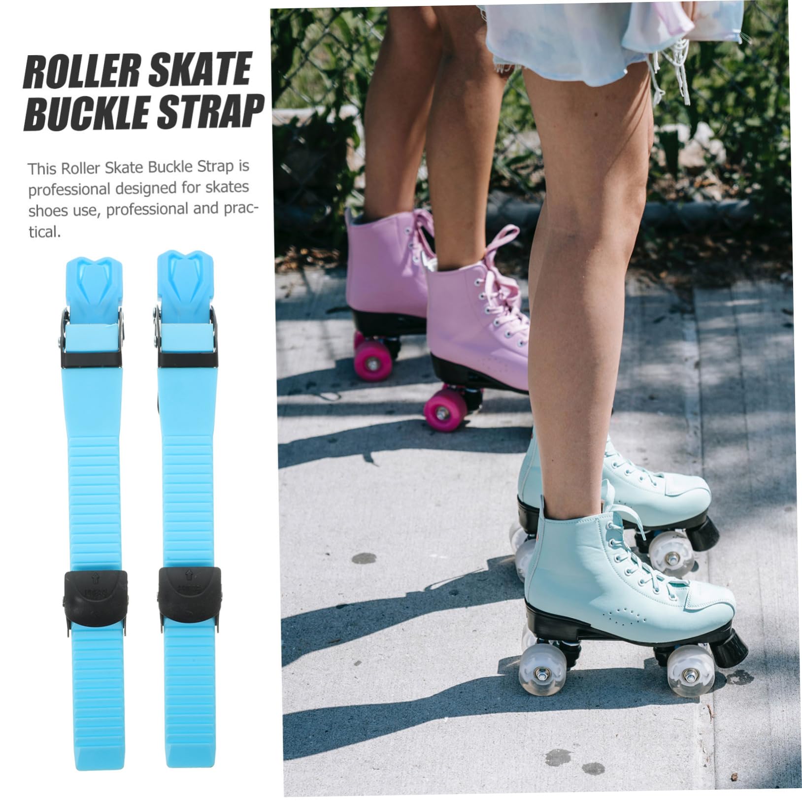Totority Skating Shoes Boots Parts 2pcs Roller Skate Laces Stable Fix Design for All Ages