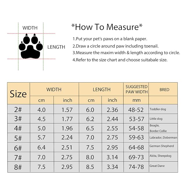 Foto 3 de 7 de PETCUTE 4 Piezas Botas Protectoras para Perros,Zapatos Impermeables para Perros con Correas Ajustables,Senos…