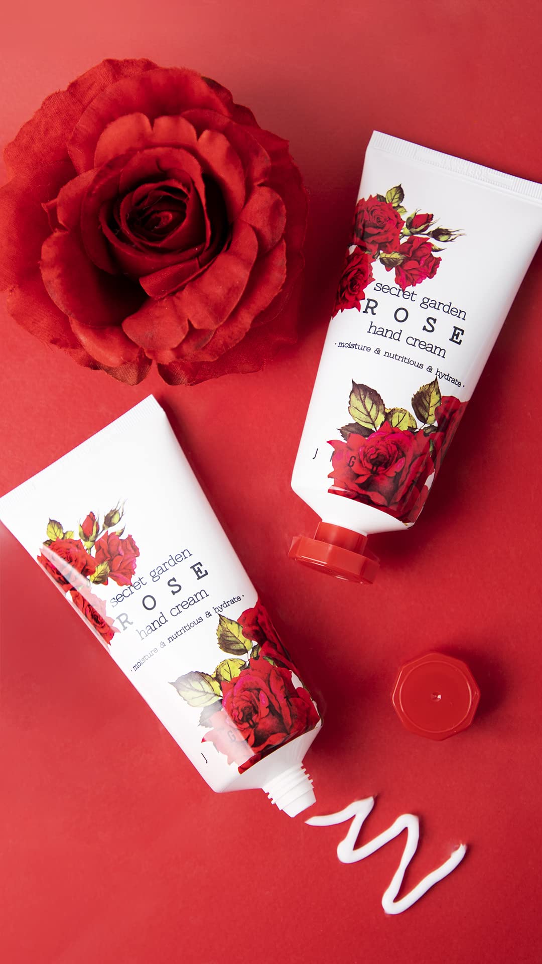 Amazon.com : Jigott Secret Garden Rose Hand Cream - Korean