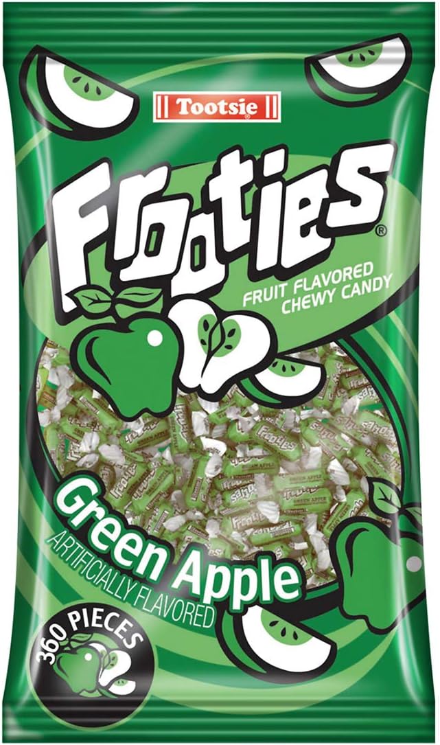 Tootsie Rolls Frooties Green Apple Candy (360 count)