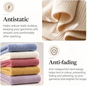 Cashmere & Wool Detergent 330ml. Luxury Delicate Laundry Wash for Cashmere, Merino, Mohair & Fine Knitwear. Naturally Scented Formula for Hand & Machine Washing. Up to 33 Washes