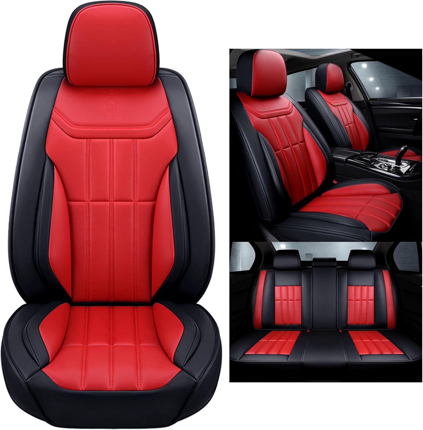 Congxy Car Seat Covers Complete Set Universal in Premium Design