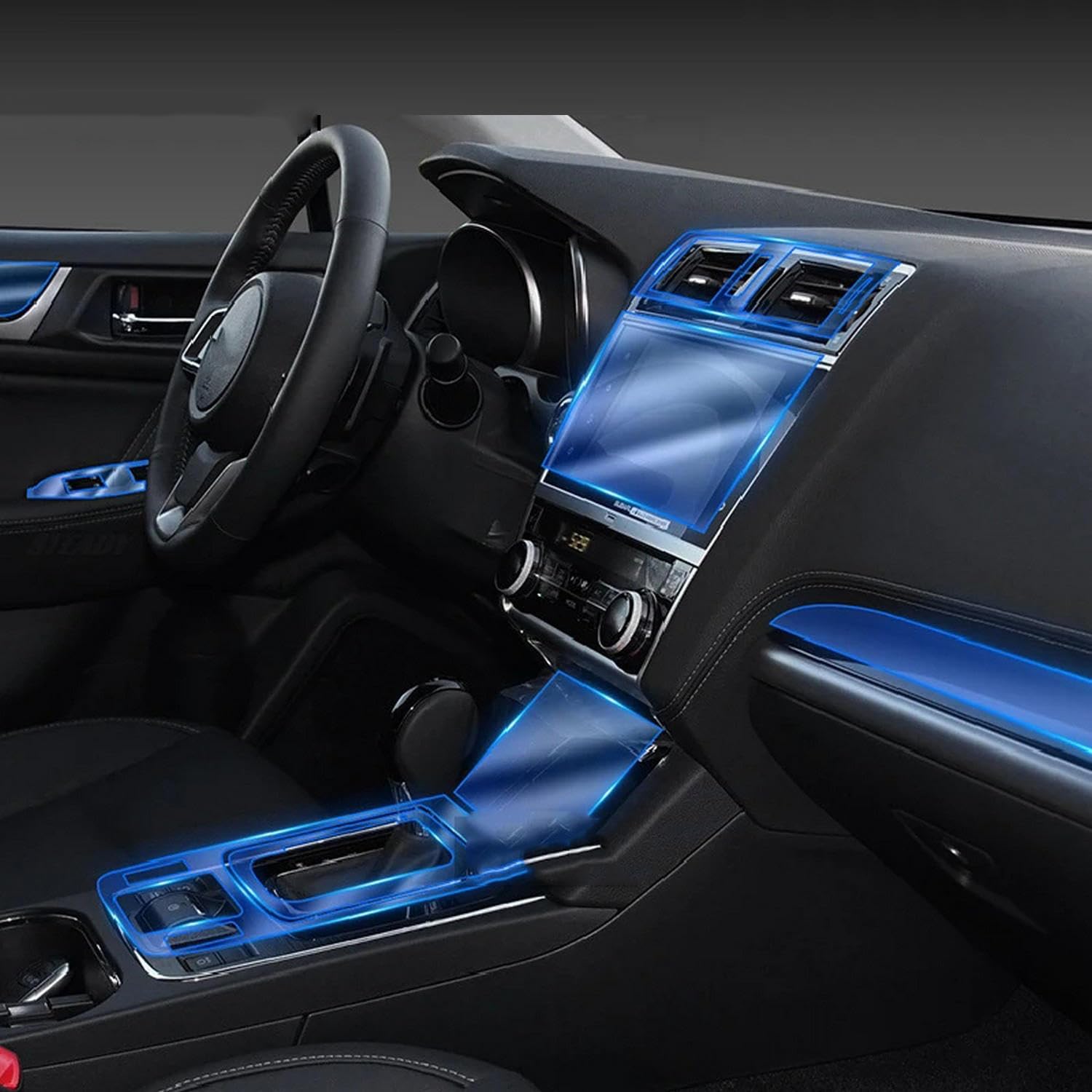 Film protection TPU intérieur voiture pour éliminer rayures console SUBARU Legacy Outback