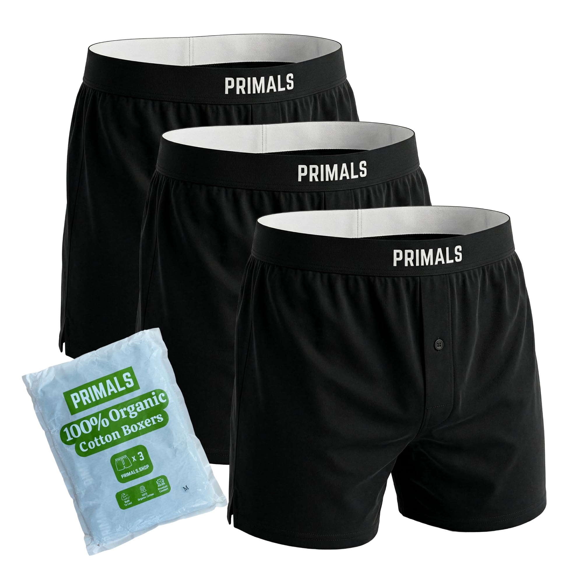 PRIMALS 100% Organic Cotton Boxers