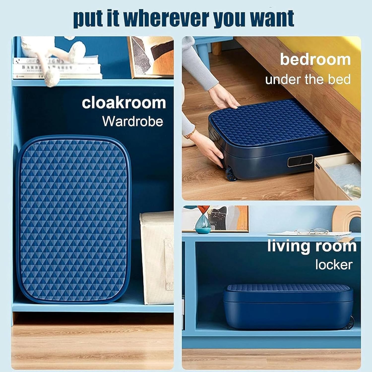 Portable Clothes Dryer, 850W Heated Clothes Airer, Foldable Electric Clothes Dryer,with Digital Automatic Timer
