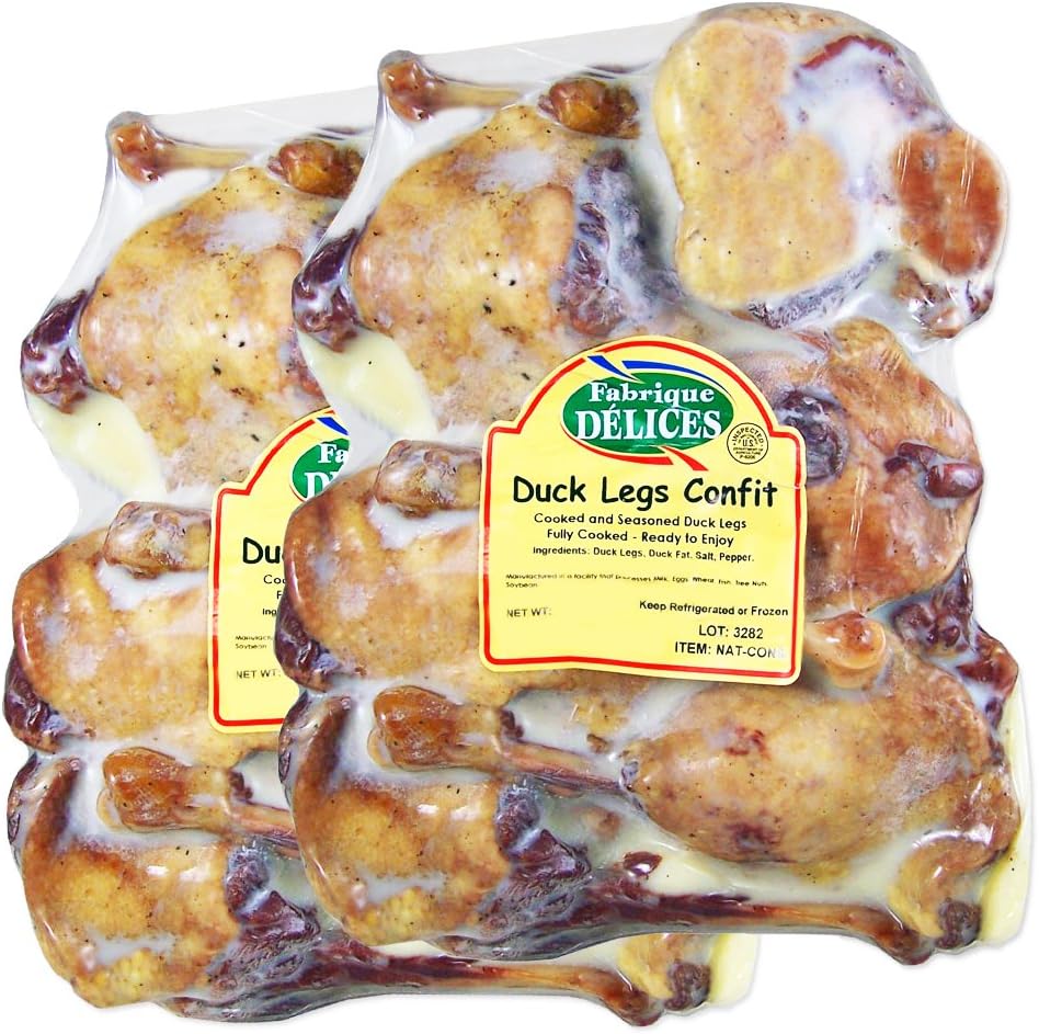 Duck Legs Confit, Two Packages of 6 Legs
