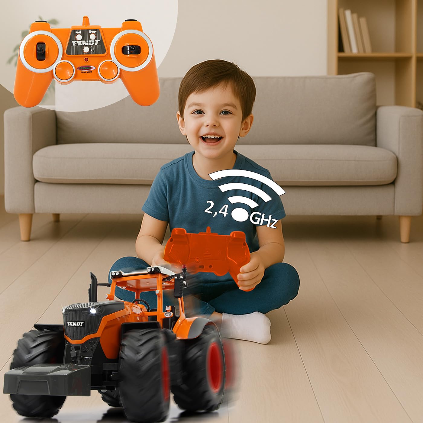 Jamara Fendt 1050 Vario RC 1:16 Bestuurbare Trekker Jamara Fendt 1050 Vario RC 1:16 Bestuurbare Trekker