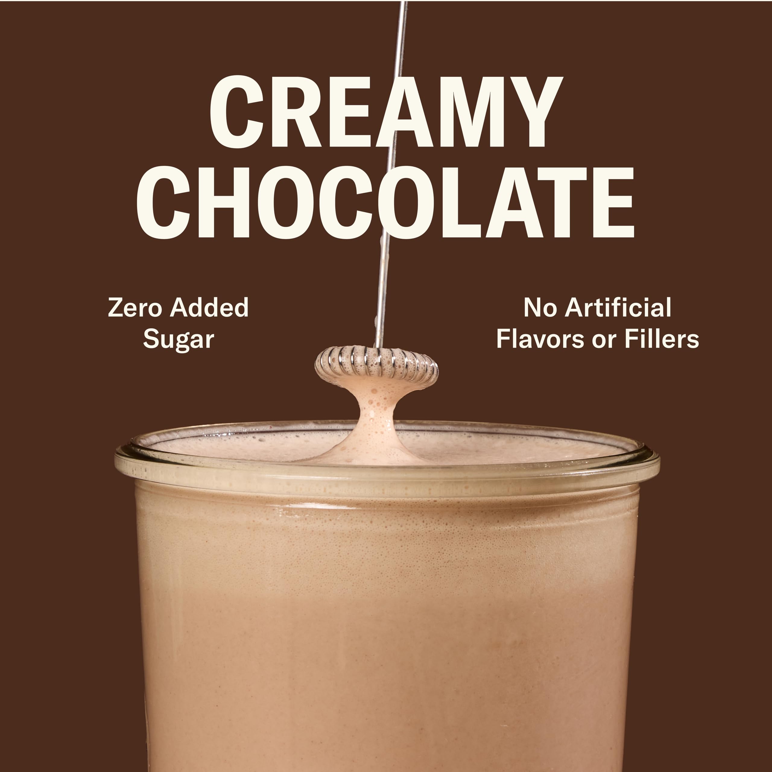 Ballerina Farm Grass Fed Whey Protein Powder Creamy Chocolate, 24g Protein with Collagen Peptides, Bovine Colostrum, Hemp Hearts, Prebiotic Fiber, No Added Sugar or Artificial Ingredients, 20 Servings — Amazon image 4