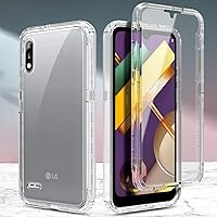 Vista 5 de NZND Funda para LG K22/K32/K22+ Plus con protector de pantalla incorporado, funda protectora resistente a los golpes de cuerpo completo a prueba