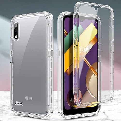 Miniatura 5 de NZND Funda para LG K22/K32/K22+ Plus con protector de pantalla incorporado, funda protectora resistente a los golpes de cuerpo completo a prueba