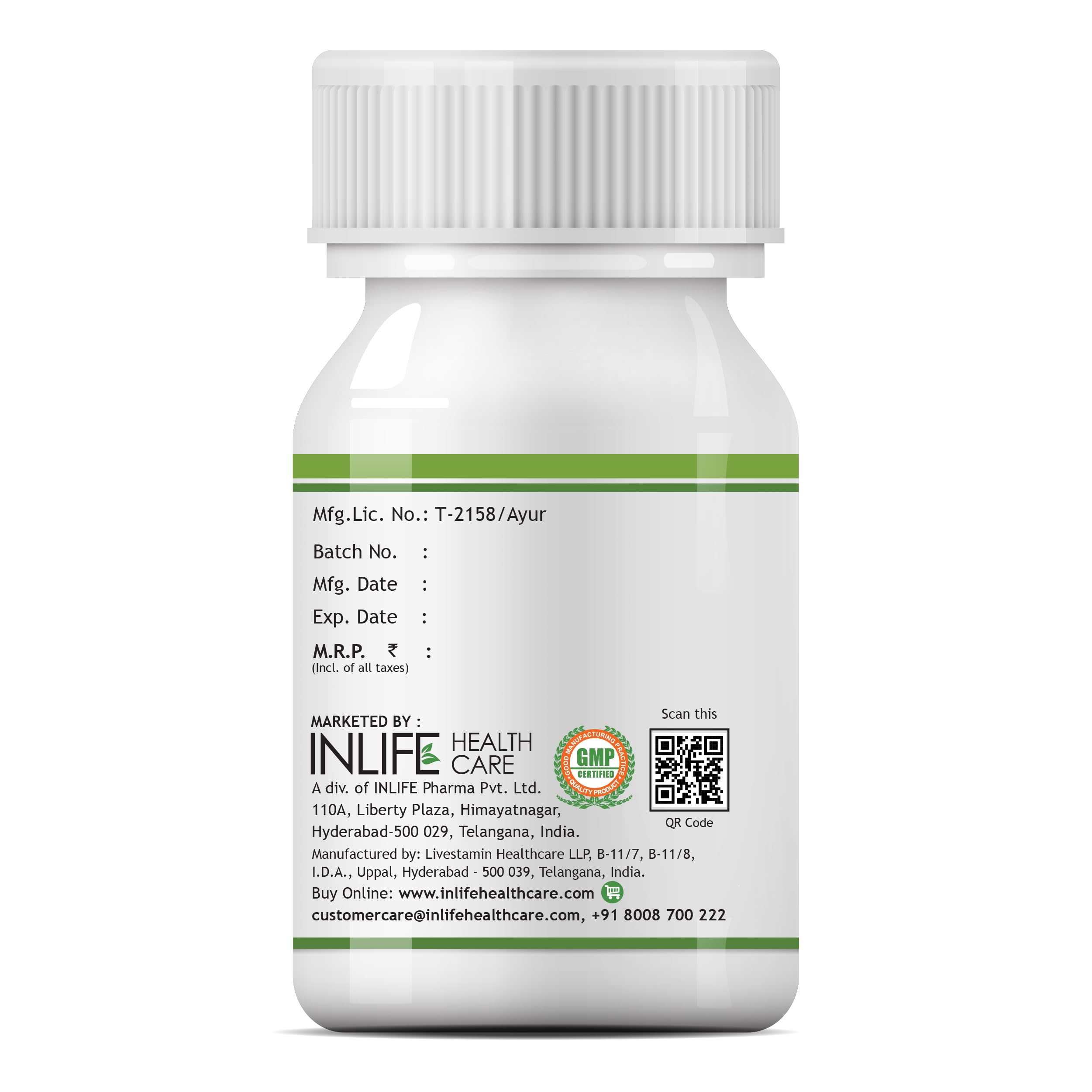 INLIFE Boswellia Serrata Extract (Boswellic Acids > 65%) Joint Support Supplement, 400mg - 60 Vegetarian Capsules (Pack of 2) - Image 4 thumbnail