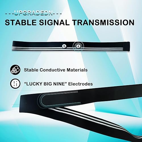 Miniatura 2 de Correa de repuesto para monitor de frecuencia cardíaca compatible con Polar Garmin Tickr Wahoo Coospo - Reemplazo de la correa del monitor de