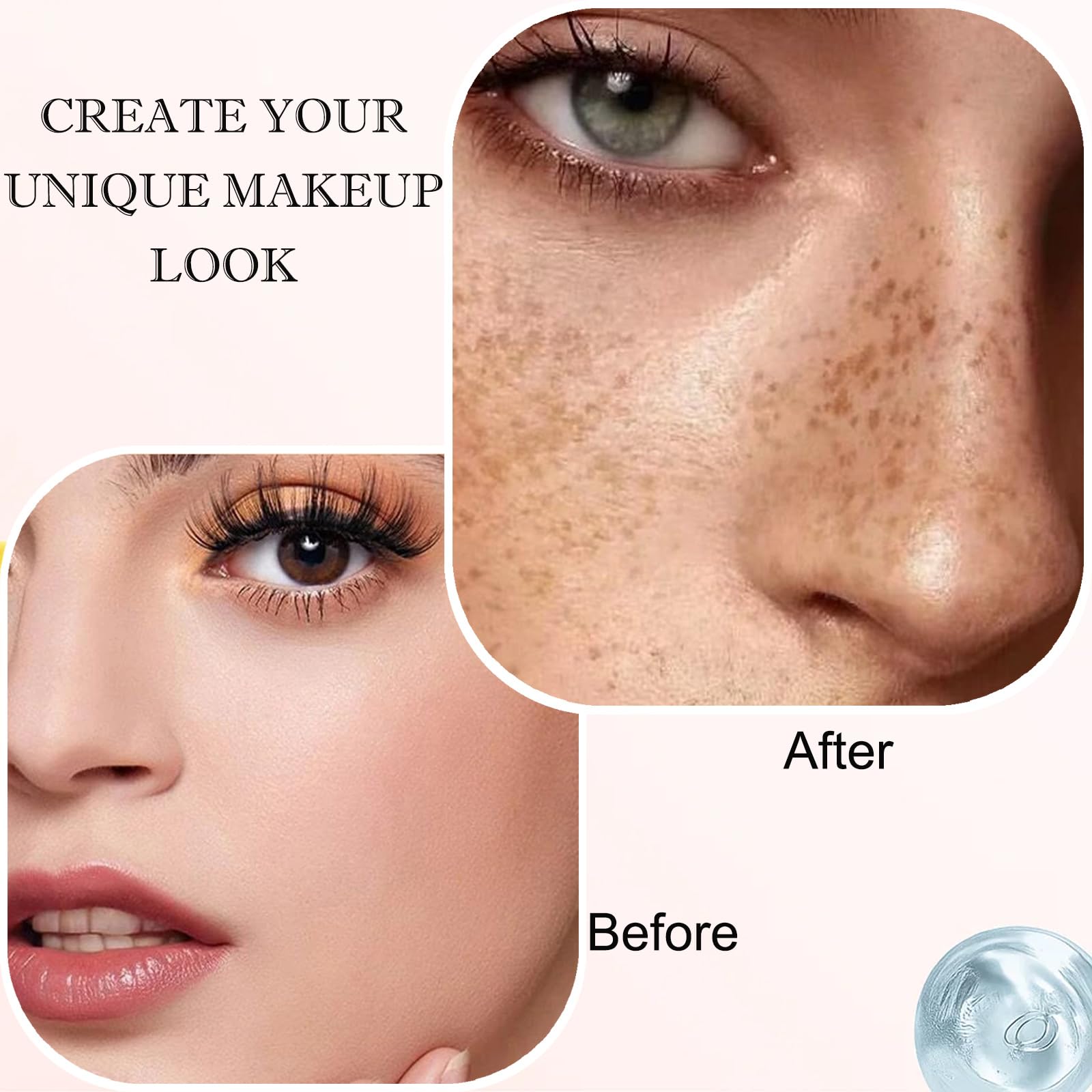 Freckle Pen for Natural Sun-Kissed Makeup, Light Freckles with Tattoo Pen and Five-Point Stamp Design - Image 2