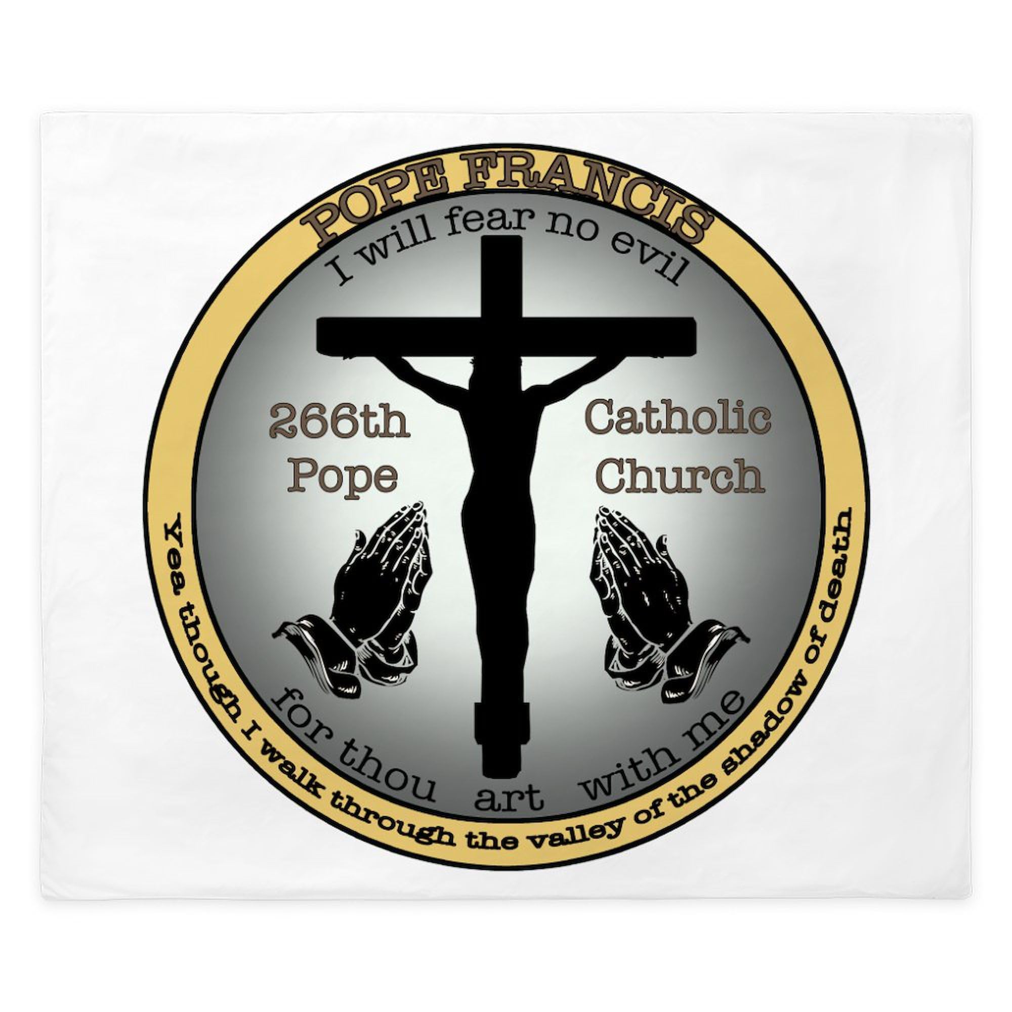 CafePress Pope Francis King Duvet Cover, Printed Comforter Cover, Unique Bedding