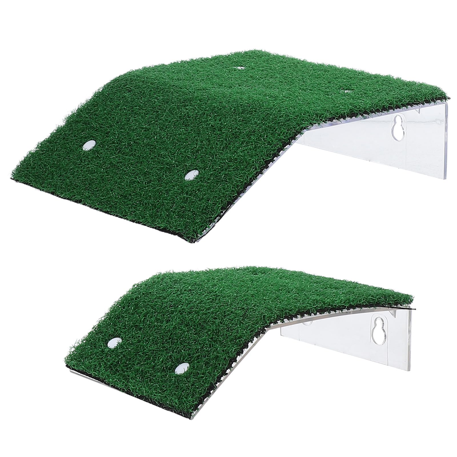 Rampe de Sauvetage pour Animaux de Piscine Base Antidérapante et 2 Ventouses, Lot de 2 Rampes, Plateforme d'Évacuation Extérieure pour Petits Animaux, Usage en Été