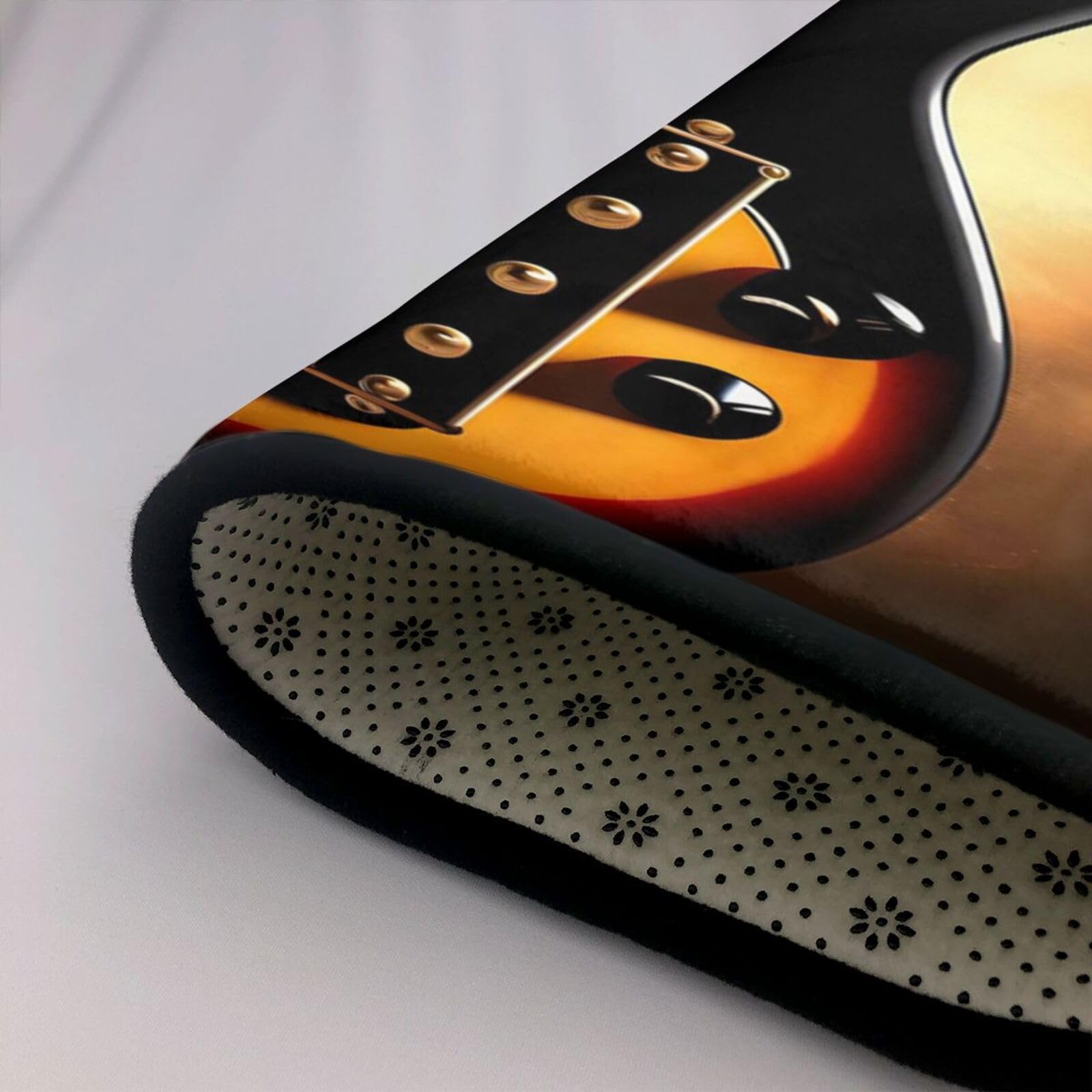 Instrumental-Gitarren-Gesichtstuch, rutschfest, saugfähig, 203 x 148 cm, für Heimdekoration, Einweihungsgeschenk, Geschenk