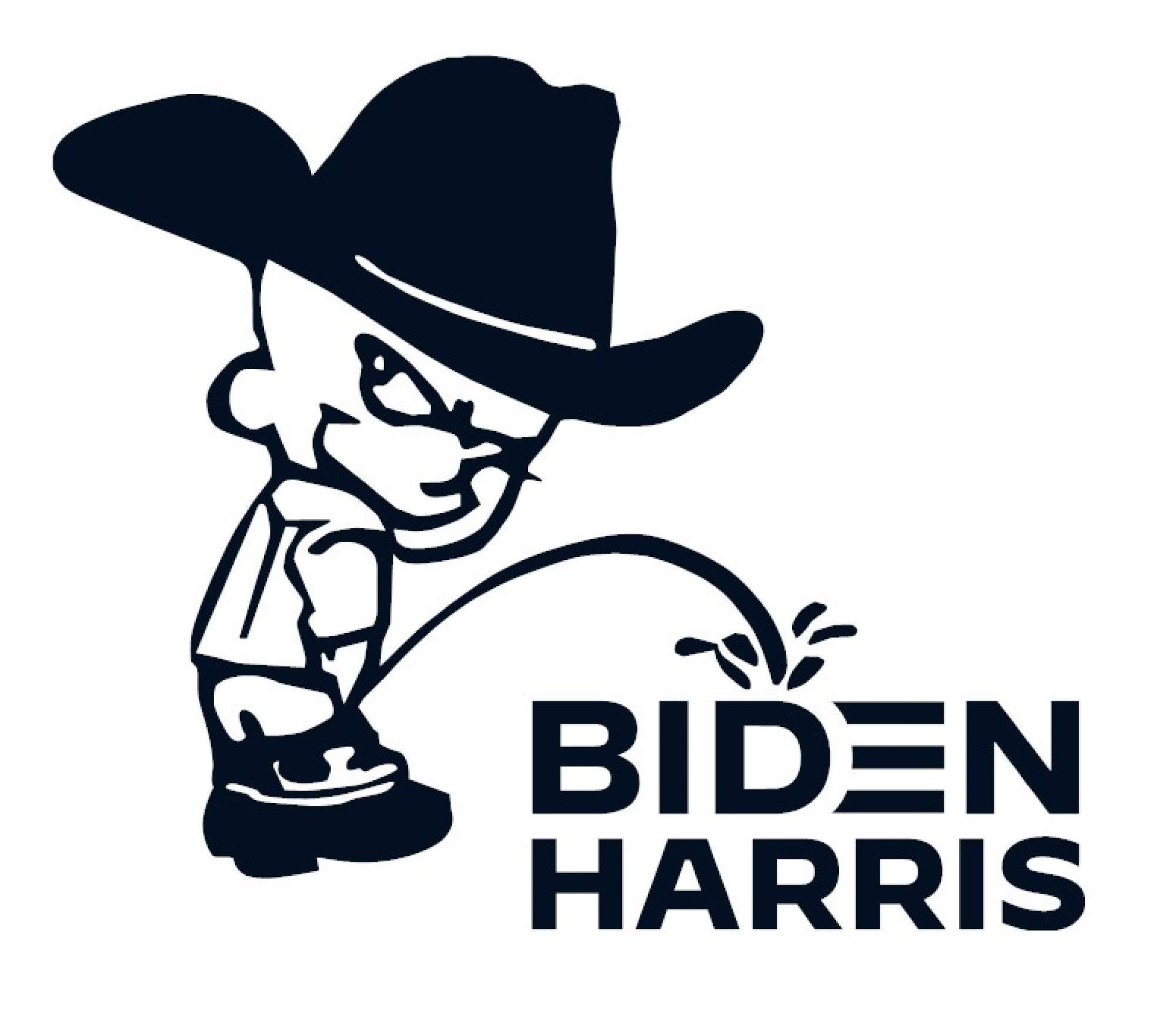 Fprqlyze Piss on Biden-Harris/Tru-mp / 2020 / Politic Decal/President/Election Decal Vote/Custom/Decal/Car/Truck/RV Decal/America