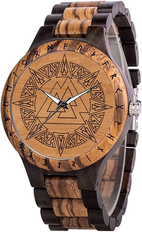 Orologi Viking I Orologi in legno I Orologio da uomo in legno I Orologio Viking in legno