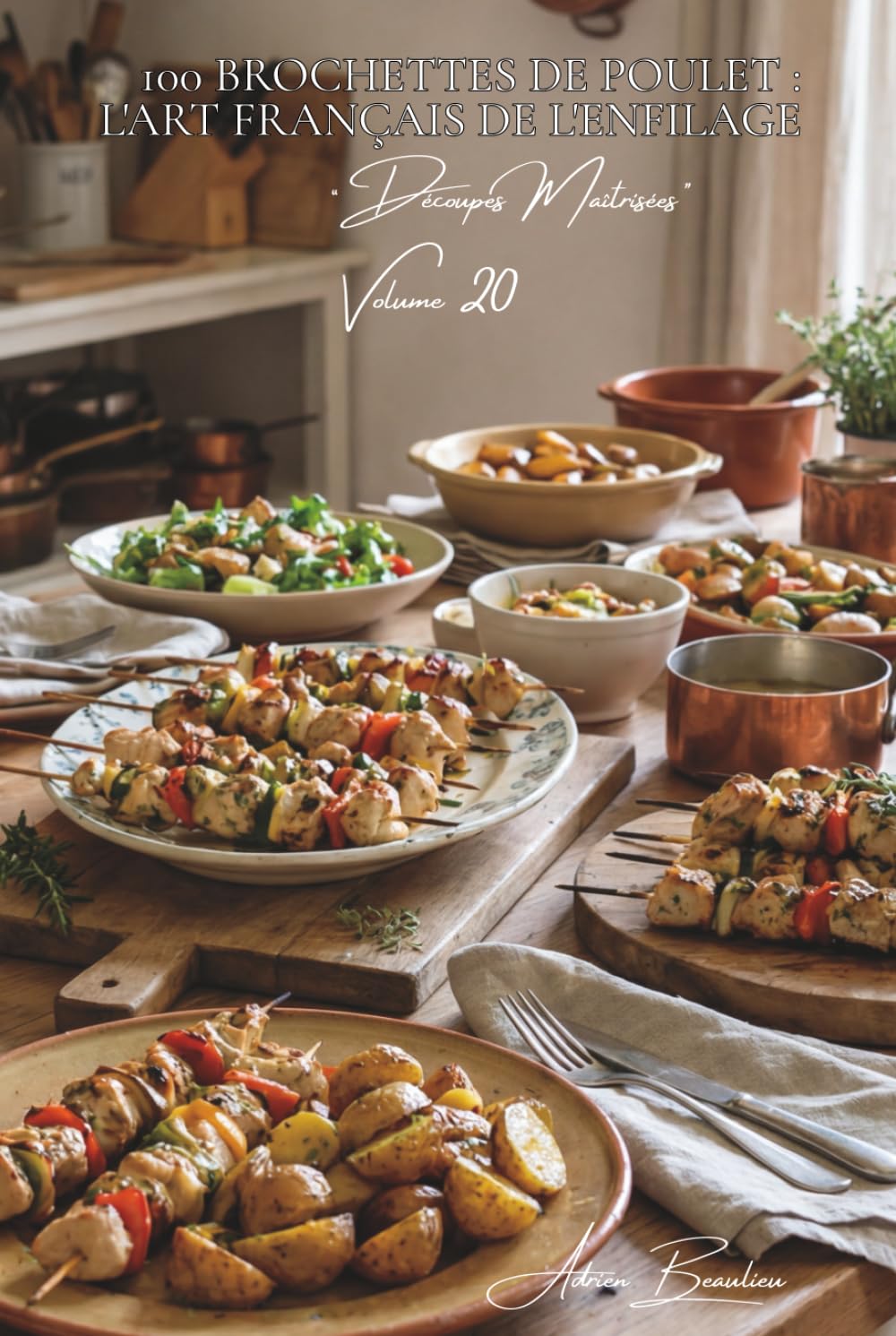 100 brochettes de poulet : l'art français de l'enfilage: Marinades, légumes, cuissons... la brochette devient gastronomique (SÉRIE POULET (35 livres) - Sous-série "Découpes Maîtrisées" (10 livres))