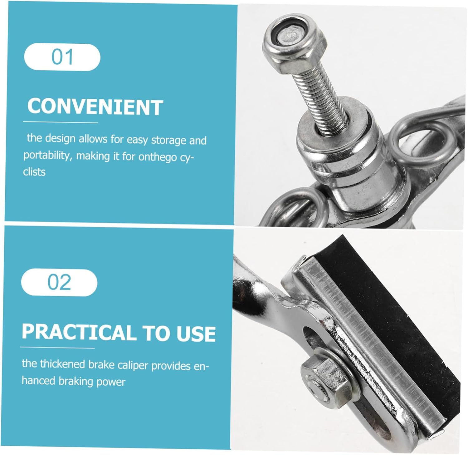 KICHOUSE Road Bike Brake Caliper Replacement Cable Brake Caliper for Bicycle Aesthetic Finish Wide Compatibility