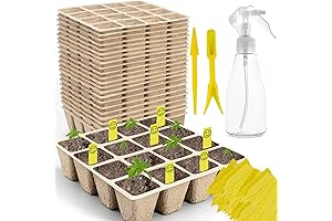 TCBWFY Biodegradable Seedling Trays - The Greener Way to Grow