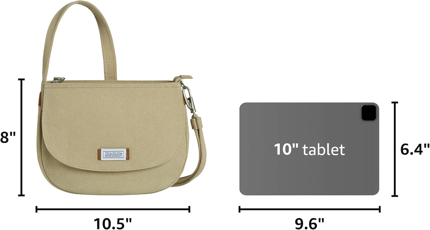 Travelon Anti-Theft Heritage Saddle Crossbody image 3