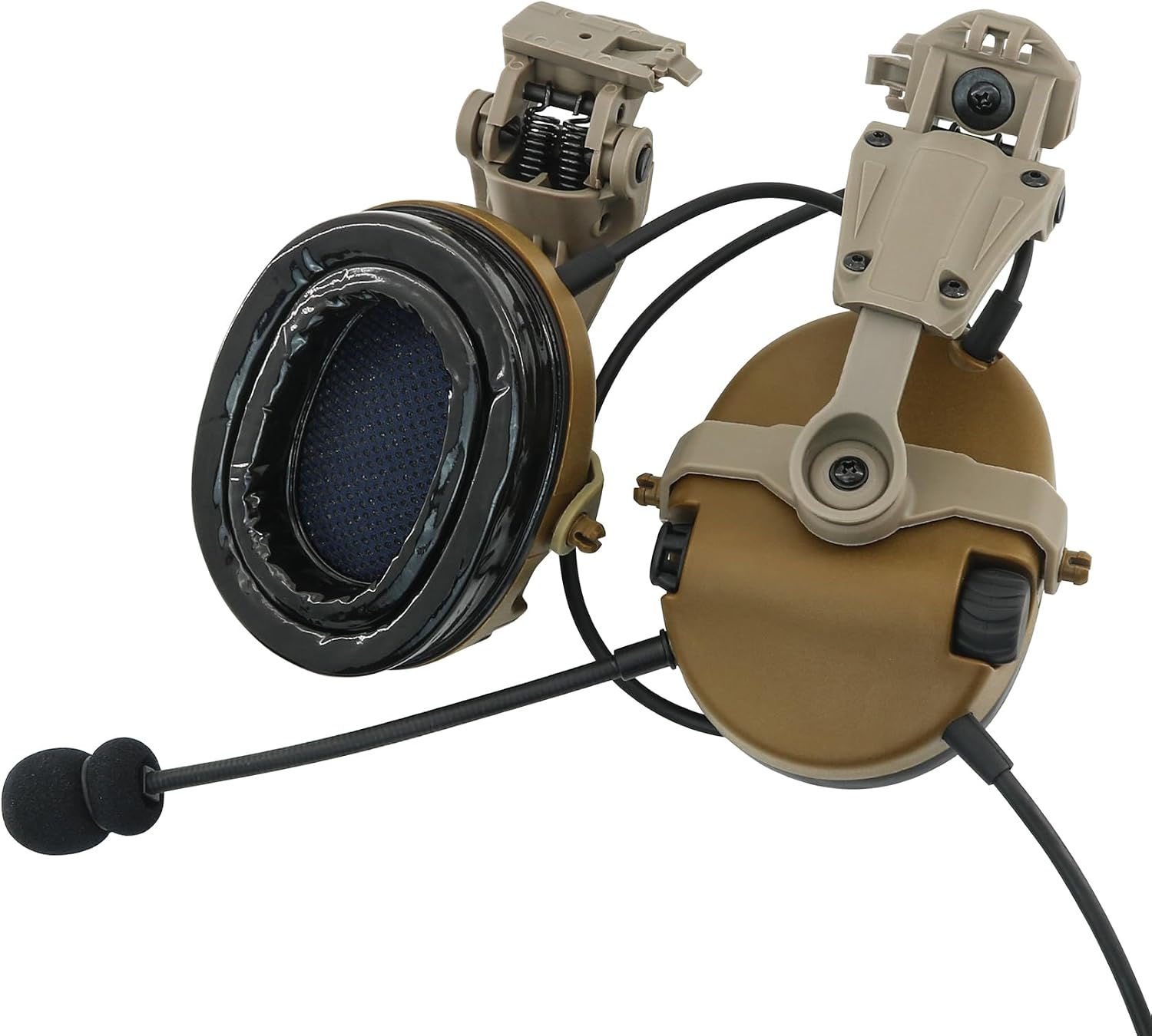 Ear Protection Electronic Shooting Earmuff Noise Canceling Headphones for ARC Rail Helmets,huntting,Airsoft