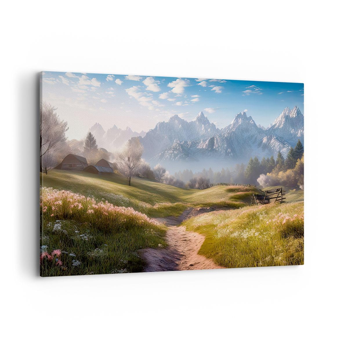 ARTTOR Leinwandbild 100x70cm Wandbild Landschaften Natur - 5404