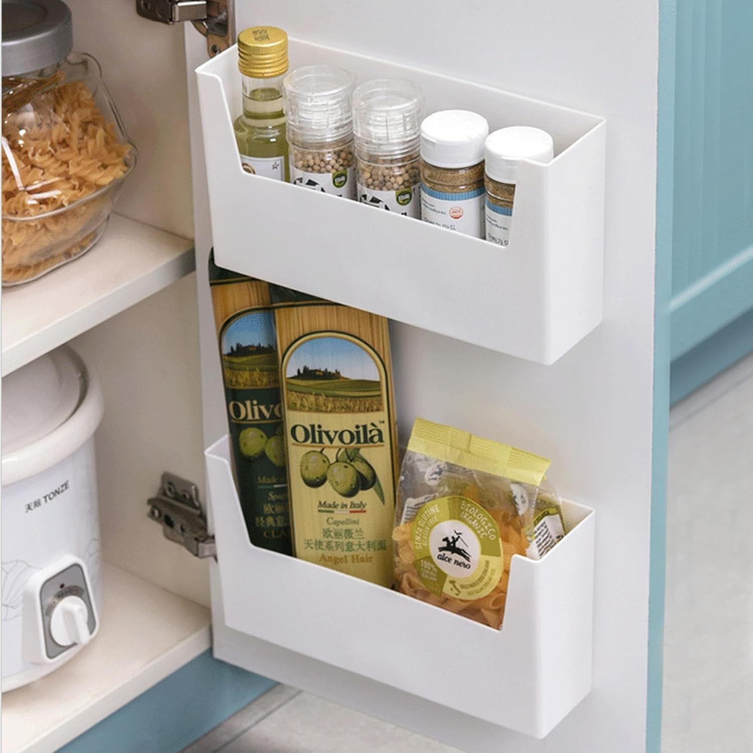 Urukutsa 2 Pack Adhesive Door Organizer Wall