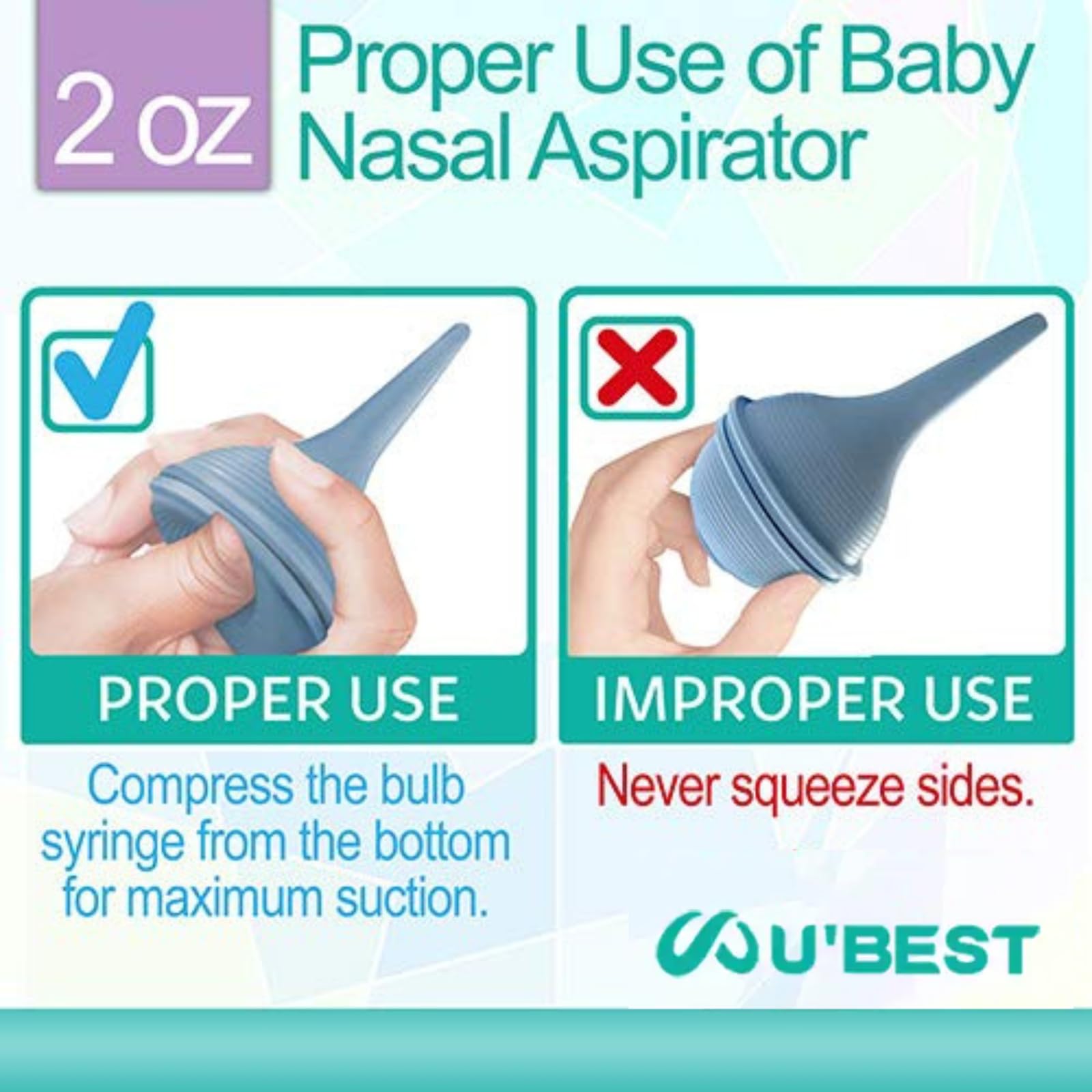 The Autostory U'Best Ultimate Cleanable Baby Nasal Aspirator - Hospital Grade Suction, Reusable & Portable Nose Cleaner for Hygienic Relief. No More Bulb Waste, Just Safe & Easy Nasal Care! - Image 5 thumbnail
