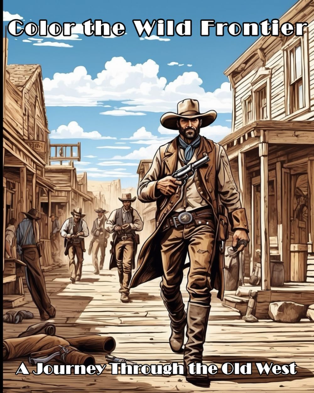 Color the Wild Frontier: A Journey Through the Old West