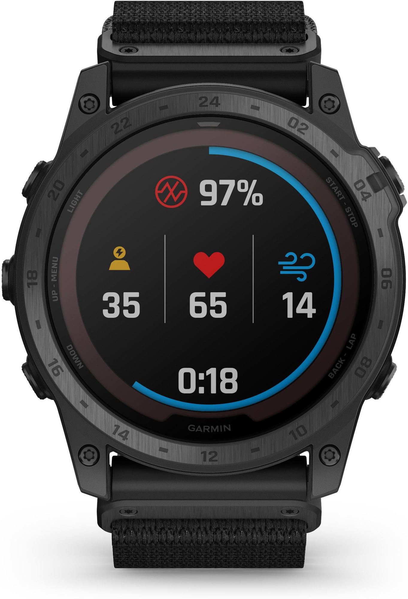 Garmin - 010-02704-11 - tactix 7 - Profi-Edition - Taktische Premium-GPS-Smartwatch mit Nylonarmband - Solar