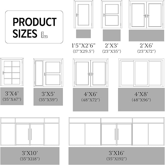 Front Door Mat Outside Entrance, Non-Slip Heavy Duty Doormat, 3'x5'