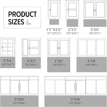 Front Door Mat Outside Entrance, Non-Slip Heavy Duty Doormat, 3'x5'