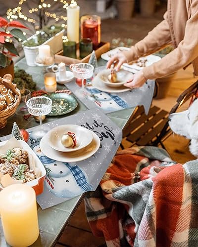 Vista 399 de Juego de 6 manteles individuales rojos para el día de San Valentín, diseño de corazón de San Valentín, resistentes al calor, lavables, manteles