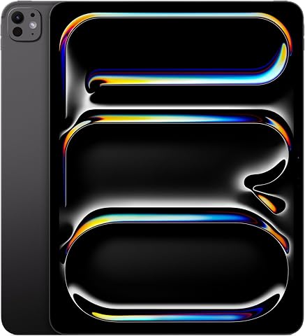 Apple iPad Pro (M5): 13 inç Ultra Retina XDR Ekran, 512 GB, 12 MP Ön/Arka Kamera, LiDAR Tarayıcısı, Wi-Fi, Face ID, Tüm Gün Süren Pil Ömrü, Standart cam — Uzay Siyahı