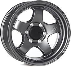Hayford 17 Inch Wheels Flat Gun Metal 6x139.7 6x5.5 Bolt Pattern, 17x8.5, 10mm Offset, 106.1mm, RG-D2 Style Rims Compatible with 01-23 Tacoma, 02-23 4Runner, FJ Cruiser, GX470, GX460